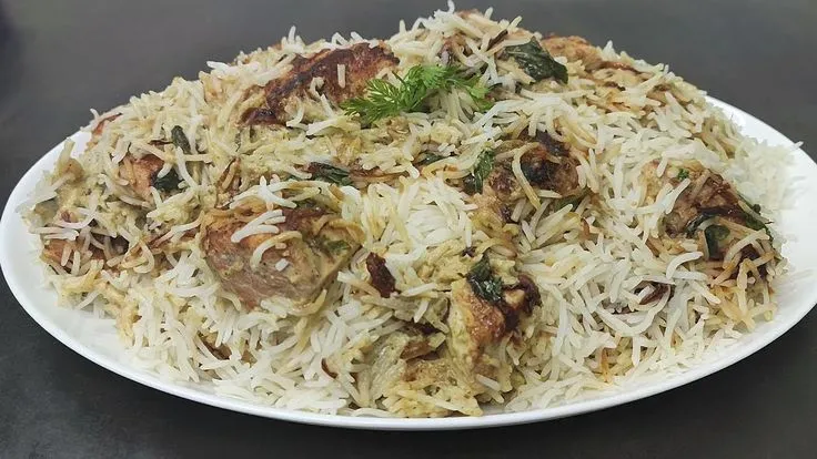 White Dum Biryani