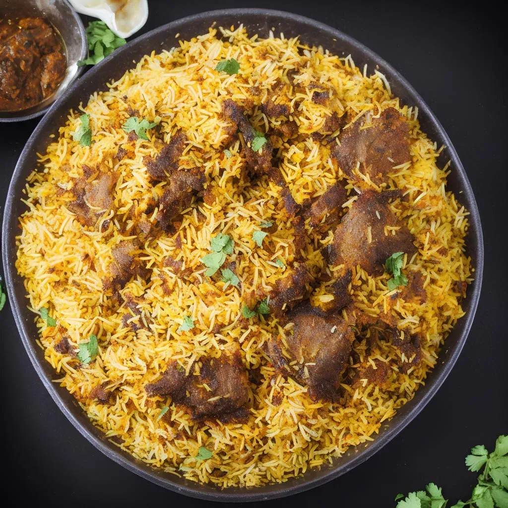 Mutton Classic Biryani (Boneless)